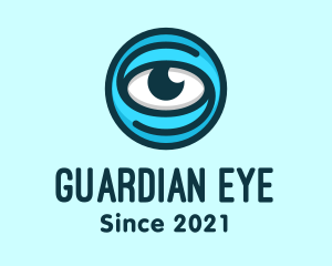 Blue Eye Ball logo design