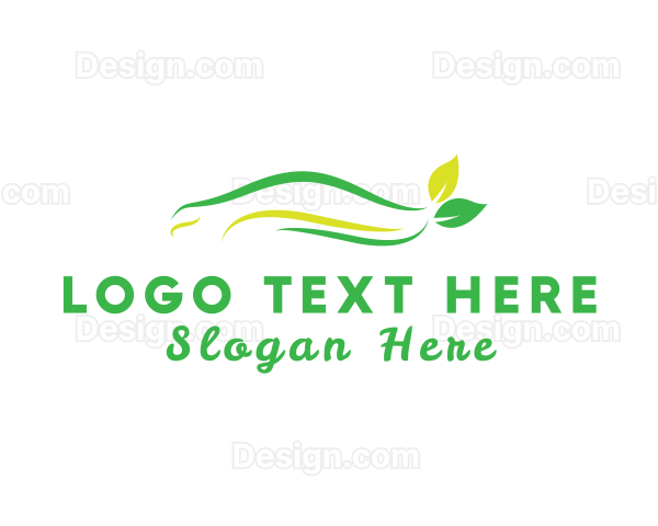 Eco Automotive Car Logo