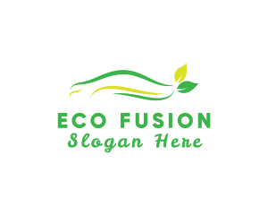 Eco Automotive Car logo design