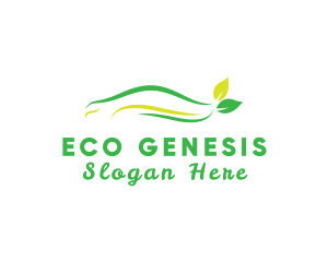 Eco Automotive Car logo design