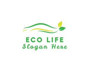 Eco Automotive Car logo design