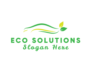 Eco Automotive Car logo design