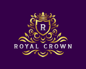 Royal Crown Crest logo design