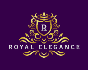 Royal Crown Crest logo design