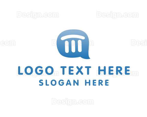 Pillar Chat Message Logo