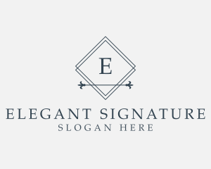 Elegant Luxury Boutique logo design