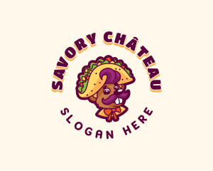 Mouse Taco Snack logo design