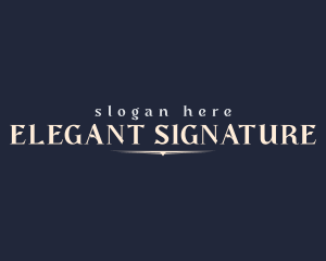 Elegant Luxury Professional logo design