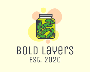 Pickled Cucumber Jar  logo design