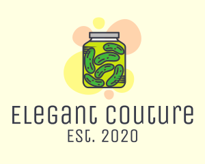 Pickled Cucumber Jar  logo design