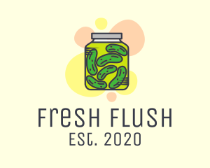 Pickled Cucumber Jar  logo design