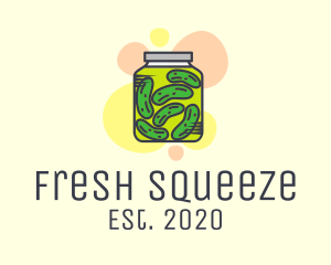 Pickled Cucumber Jar  logo design