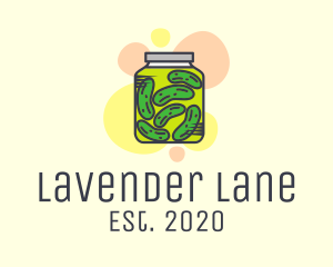 Pickled Cucumber Jar  logo design