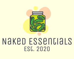 Pickled Cucumber Jar  logo design