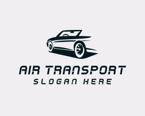 Convertible Car Transport logo design