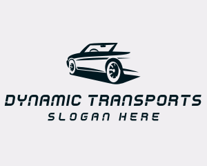 Convertible Car Transport logo design