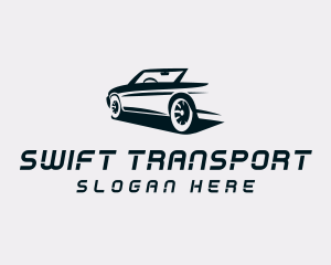 Convertible Car Transport logo design