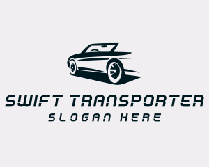 Convertible Car Transport logo design