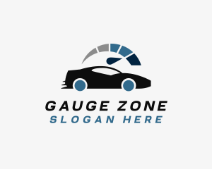 Fast Car Gauge  logo design