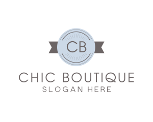 Retro Stamp Boutique logo design