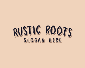 Rustic Generic Brush logo design