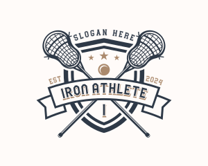 Lacrosse Varsity League logo design