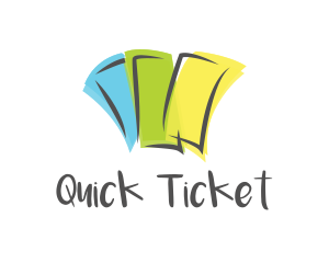 Colorful Coupon Ticket logo