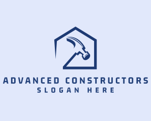 Hammer House Carpenter logo design