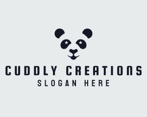 Star Panda Face logo