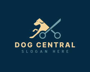 Pet Dog Grooming logo design