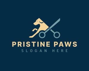 Pet Dog Grooming logo