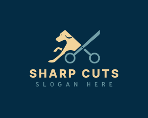 Pet Dog Grooming logo design