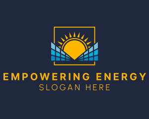 Sun Solar Power logo design