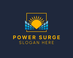 Sun Solar Power logo design