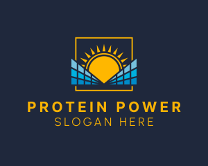 Sun Solar Power logo design