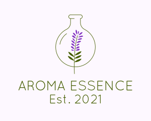 Essential Lavender Oil logo design