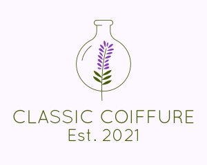 Essential Lavender Oil logo design