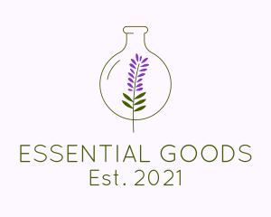 Essential Lavender Oil logo design