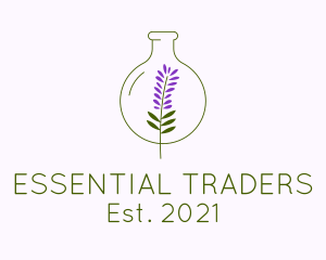 Essential Lavender Oil logo design