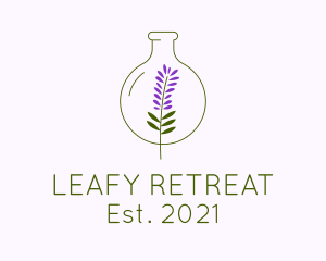 Essential Lavender Oil logo design