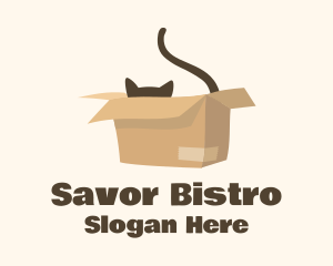 Cat Carboard Box logo
