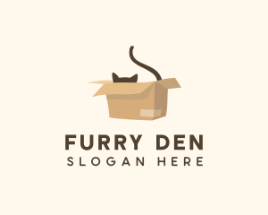 Cat Carboard Box logo