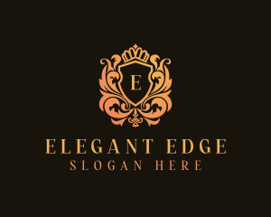 Elegant Shield Upscale logo design