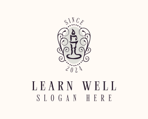 Wellness Candle Spa logo design