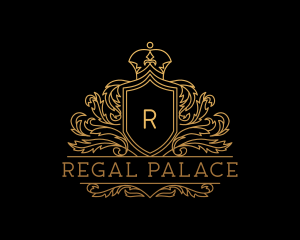 Royal Crown Shield logo design