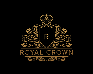 Royal Crown Shield logo design