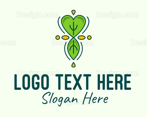 Green Gardening Leaf Logo