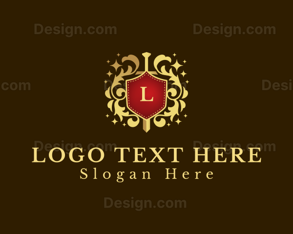 Sword Shield Decorative Logo