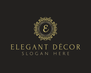 Elegant Floral Ornament  logo design