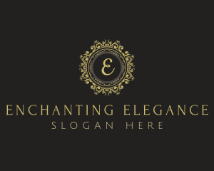 Elegant Floral Ornament  logo design